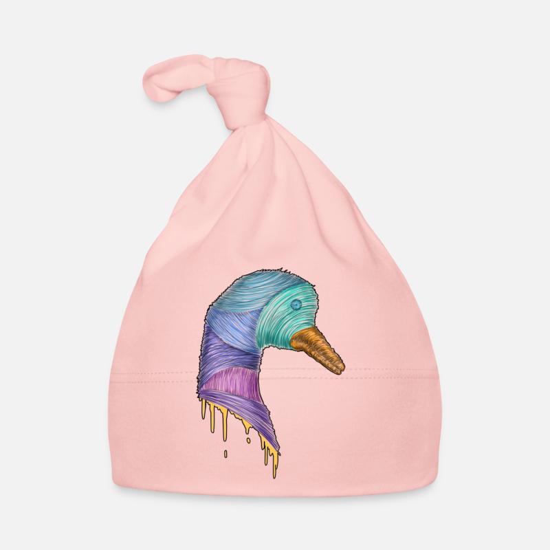Abstract duck Organic Baby Cap