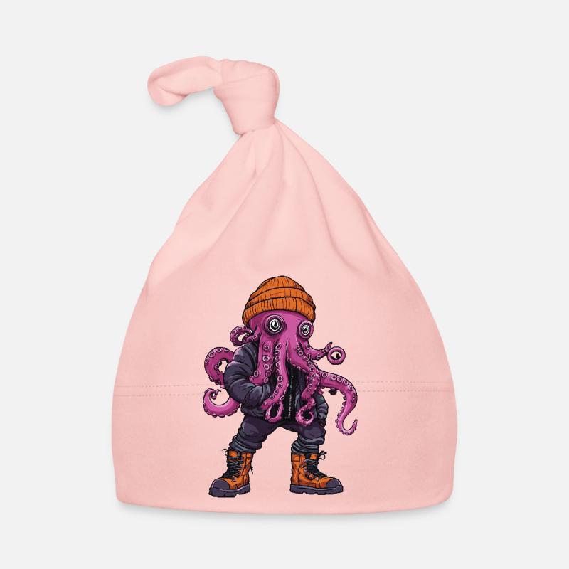 Pieuvre Drôle d’hiver Bonnet bio Bébé