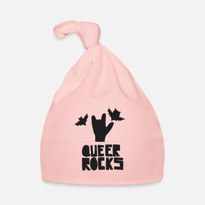 QUEER ROCKS Baby Bio-Mütze