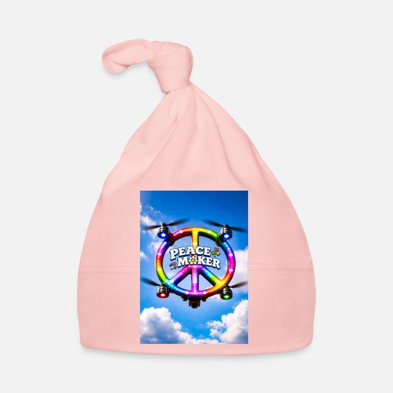 Friedensstifter Regenbogen-LED-Ring Baby Bio-Mütze