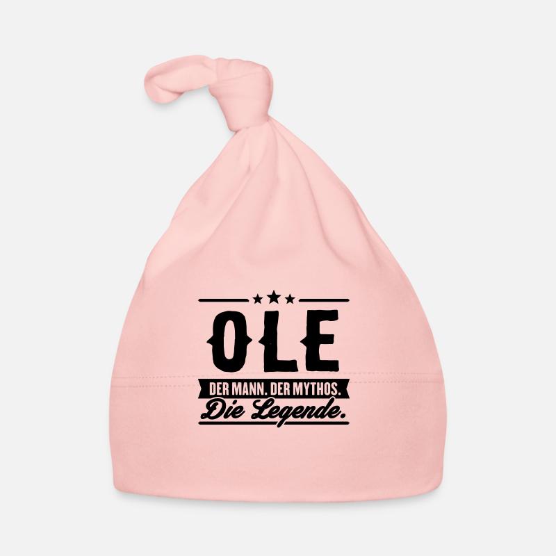 Man Myth Legend Ole Organic Baby Cap