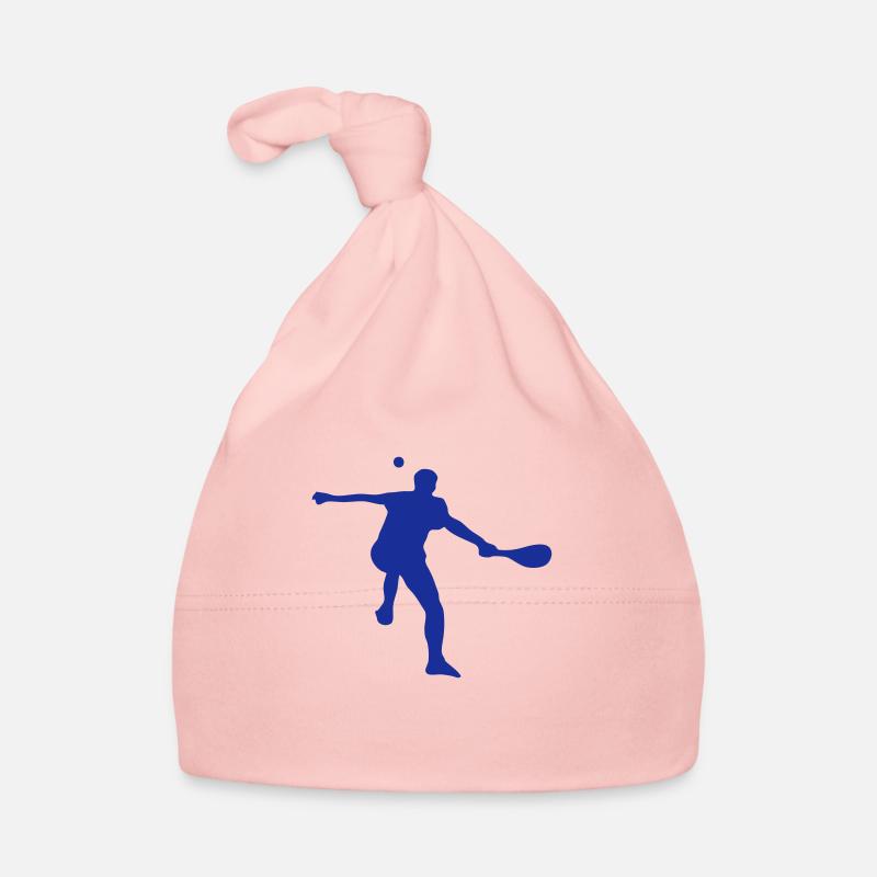 Basque pelota silhouette Organic Baby Cap