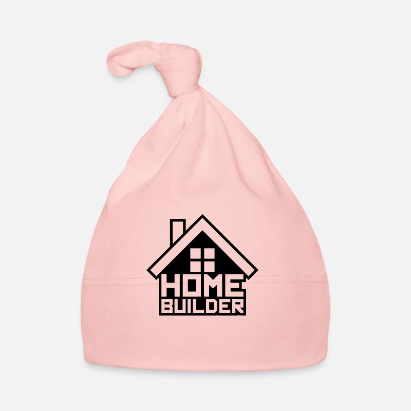 contour version logo home home builder house ba Organic Baby Cap
