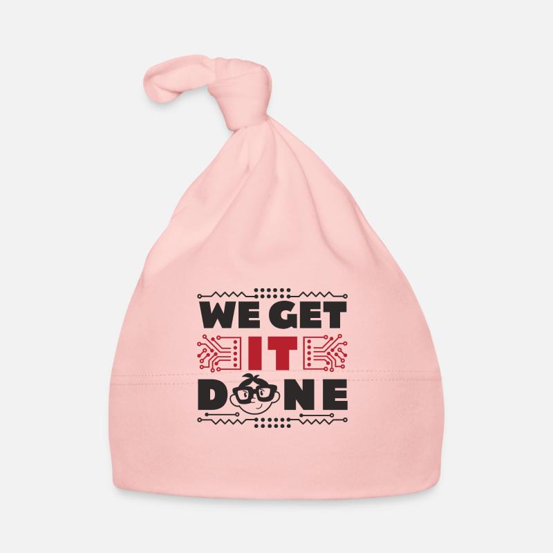 We get IT done IT-Fachmann Informatiker Computer Organic Baby Cap