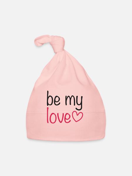 be my love - Baby Bio-Mütze - Rosa - Vorne