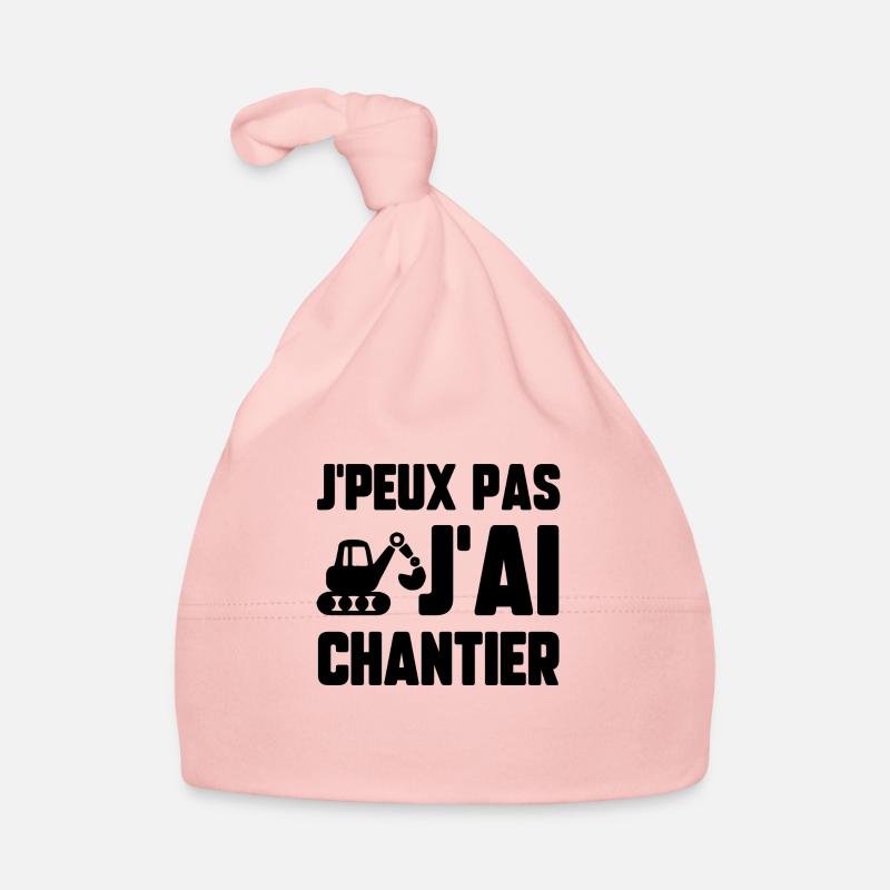 J’peux pas j’ai chantier Bonnet bio Bébé