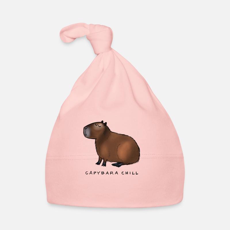 Capybara Chill Baby Bio-Mütze