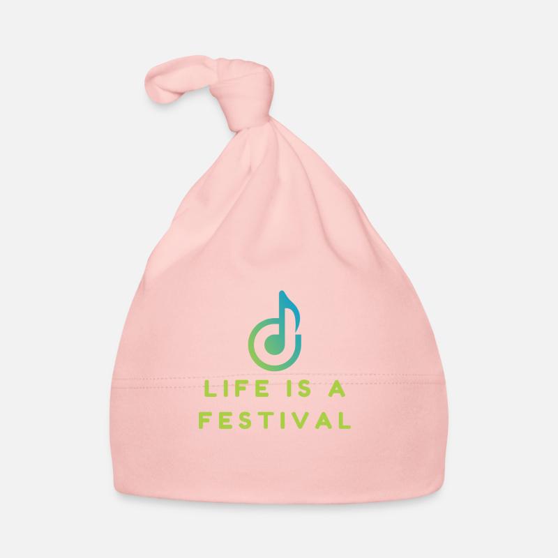 Das Leben ist ein Fest Baby Bio-Mütze
