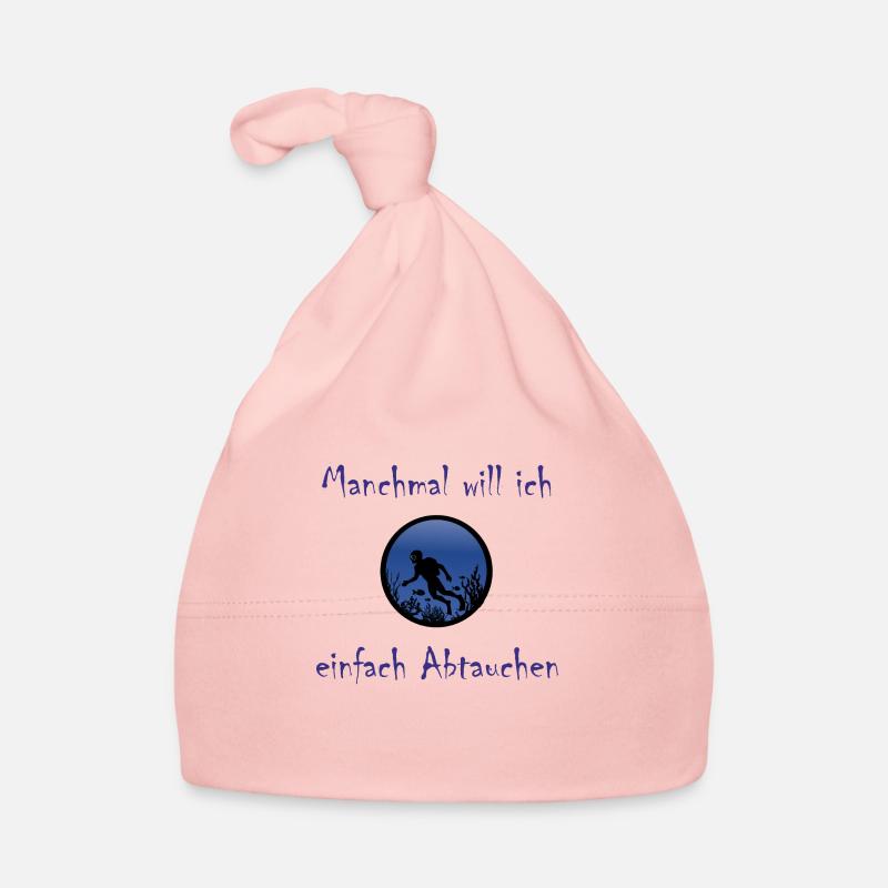 Parfois, j’ai juste envie de plonger - Bonnet bio Bébé - rose