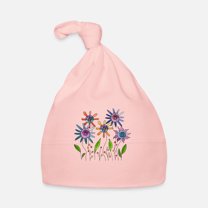 Flowers Organic Baby Cap
