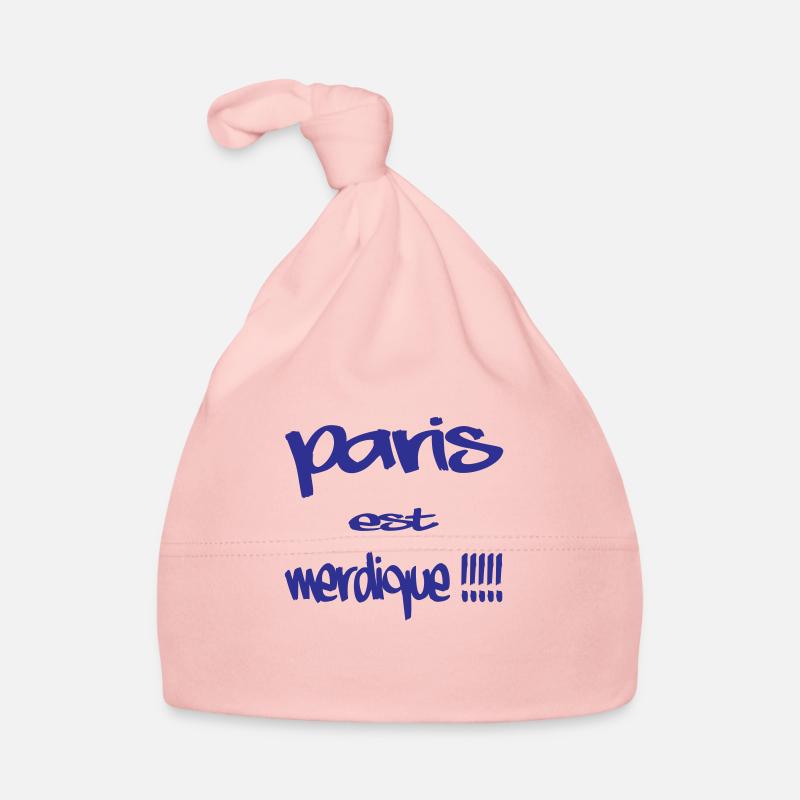 Paris is crappy Organic Baby Cap