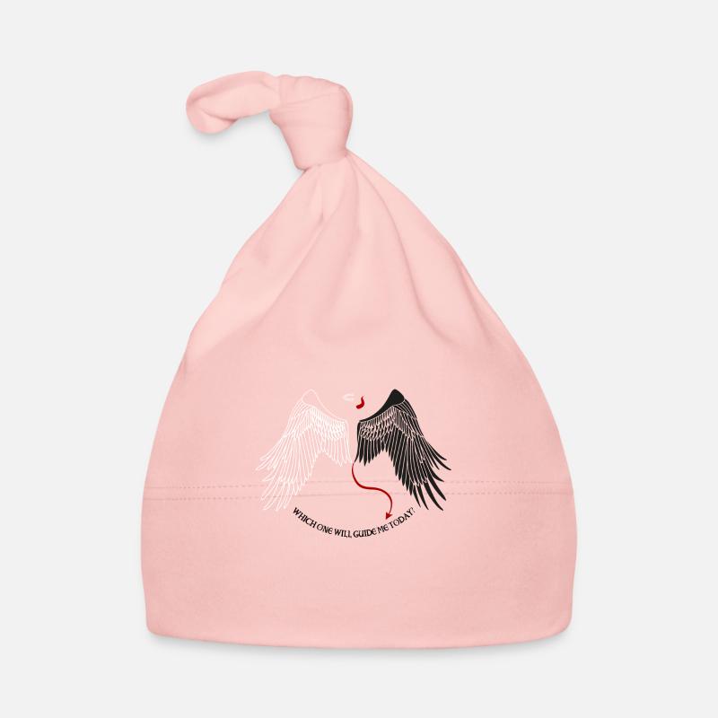 Welcher wird mich heute führen – Angel Demon Devil Baby Bio-Mütze
