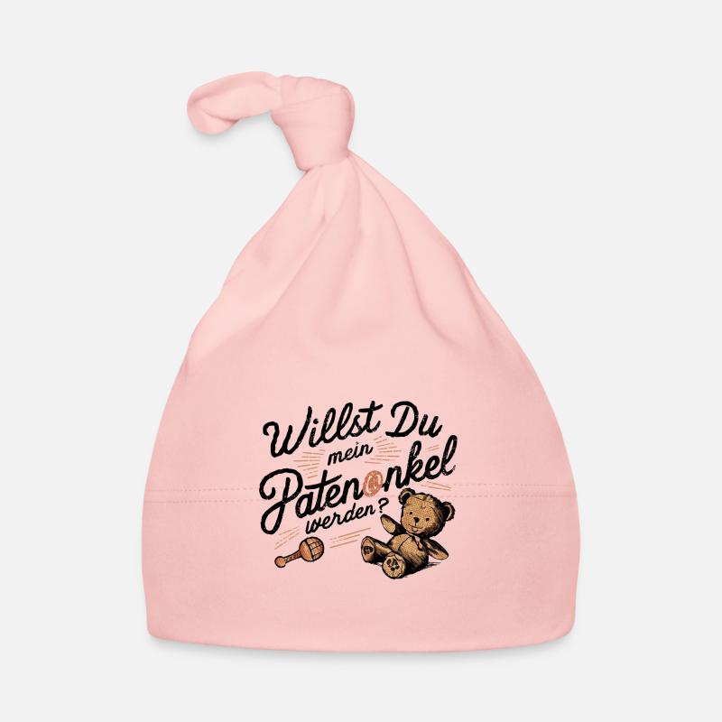 Willst du mein Patenonkel werden Baby Bio-Mütze