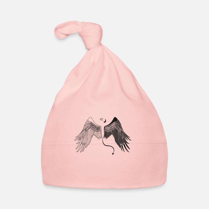 Which One Will Guide Me Today – Angel Demon Devil Organic Baby Cap