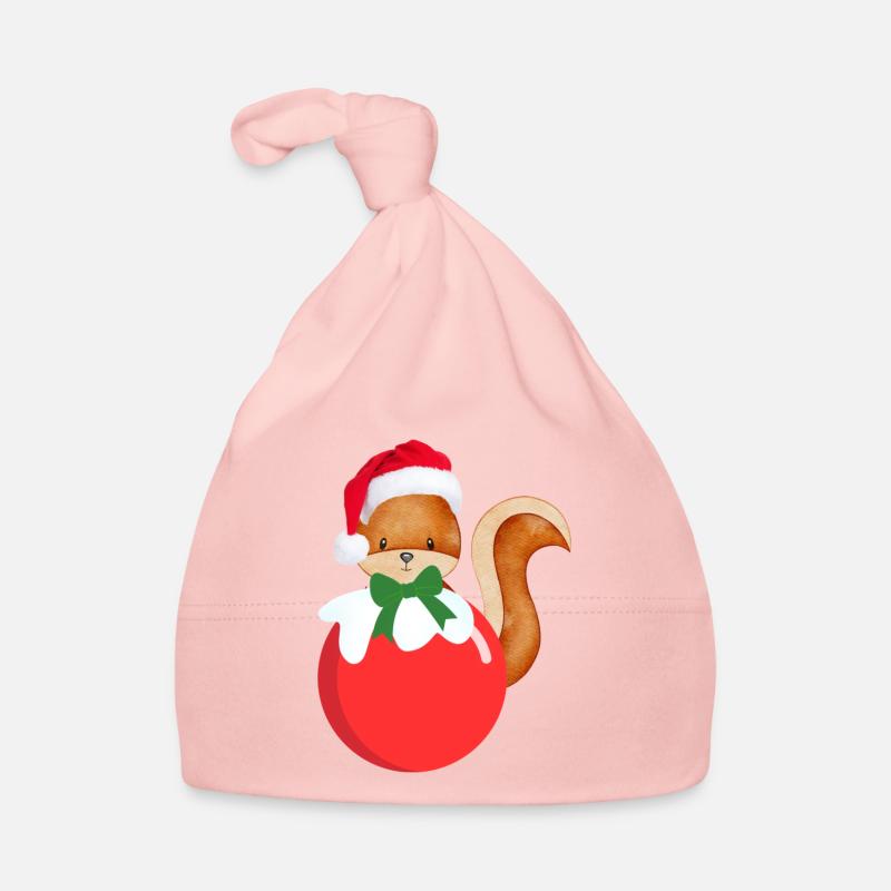 Weihnachtseichhörnchen, Weihnachten, Eichhörnchen Baby Bio-Mütze