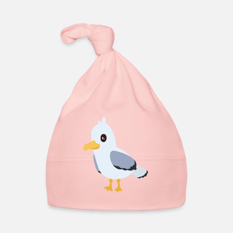 mouette - Bonnet bio Bébé - rose