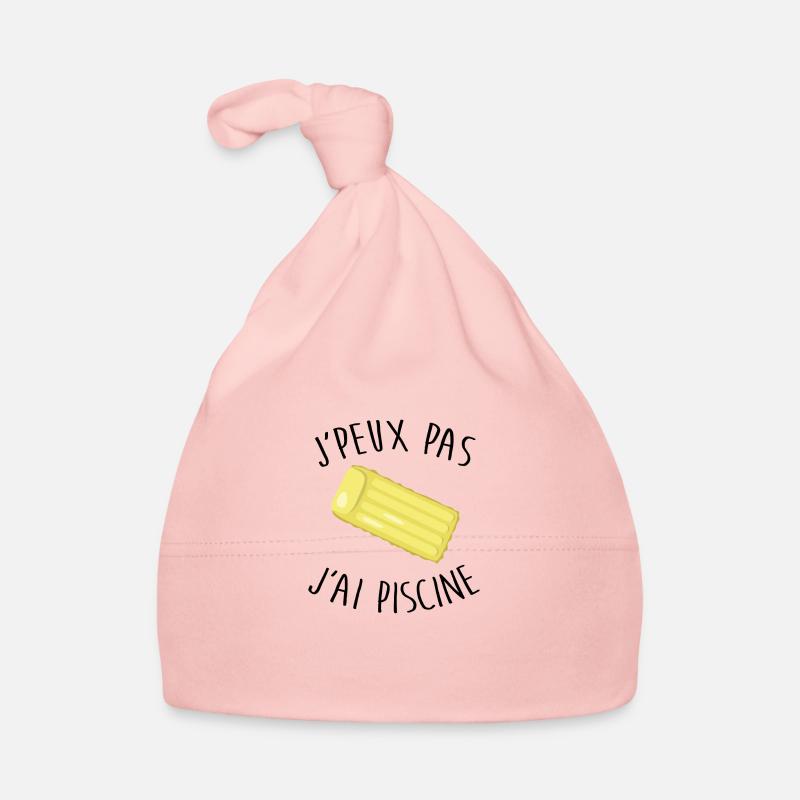 Je peux pas j'ai piscine Bonnet bio Bébé