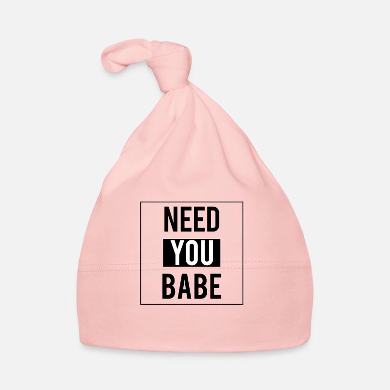 Need u babe | Valentine's Day | gift Organic Baby Cap