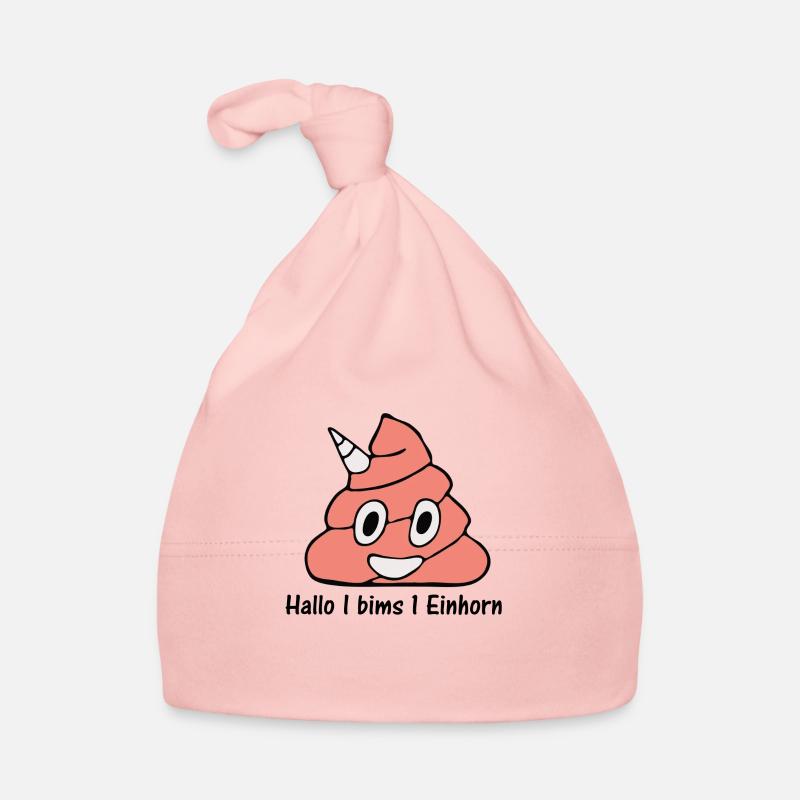 I bims 1 Einhornkackhaufen Baby Bio-Mütze