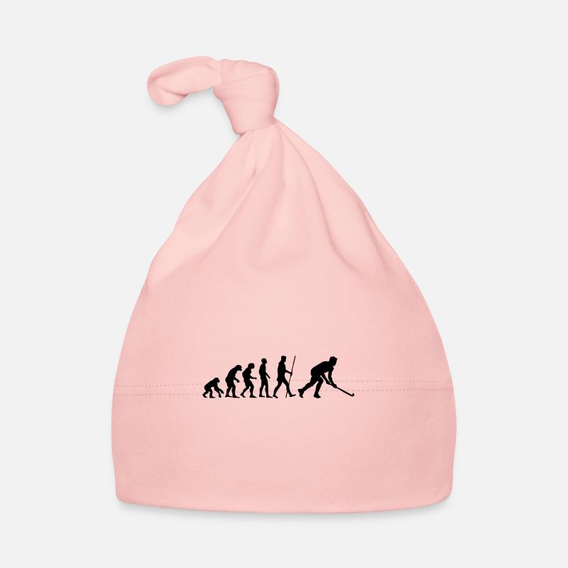 L'évolution du hockey sur gazon de hockey comme un cadeau - Bonnet bio Bébé - rose