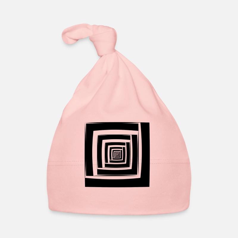 Squares Abstract Geometry Gift Gift Idea Organic Baby Cap