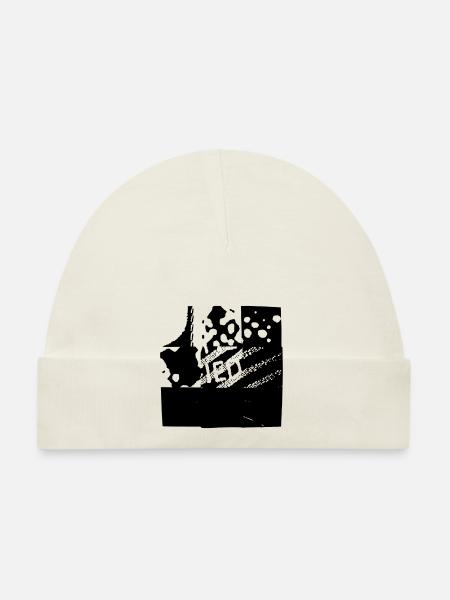 experimental street art graffiti design logo - Organic Baby Cap - pink - Front
