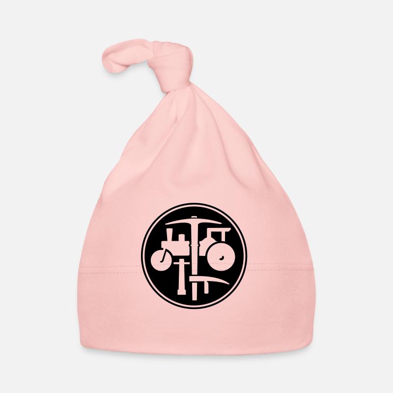 Pflasterer - Baby Bio-Mütze - Rosa
