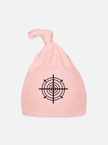 visier_wq1 - Bonnet bio Bébé - rose - Devant