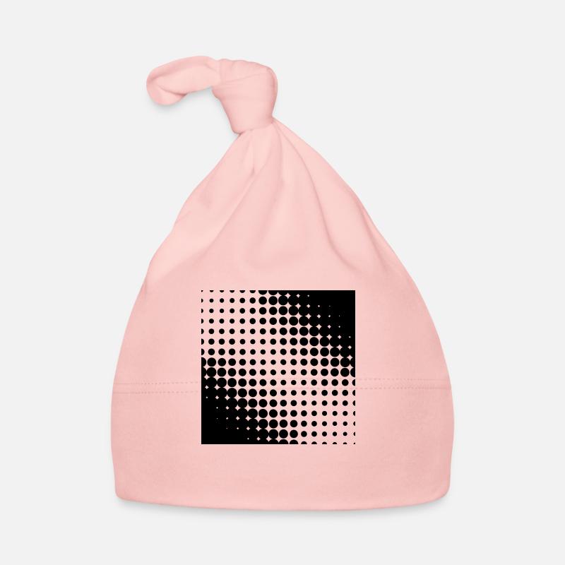 shadow square comic cartoon grid line stroke Organic Baby Cap