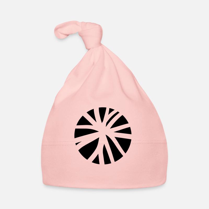 Cercle des lignes de conception d'art rayures Bonnet bio Bébé