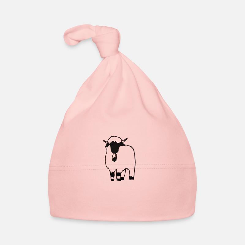 Schwarznasenschaf 2 Baby Bio-Mütze