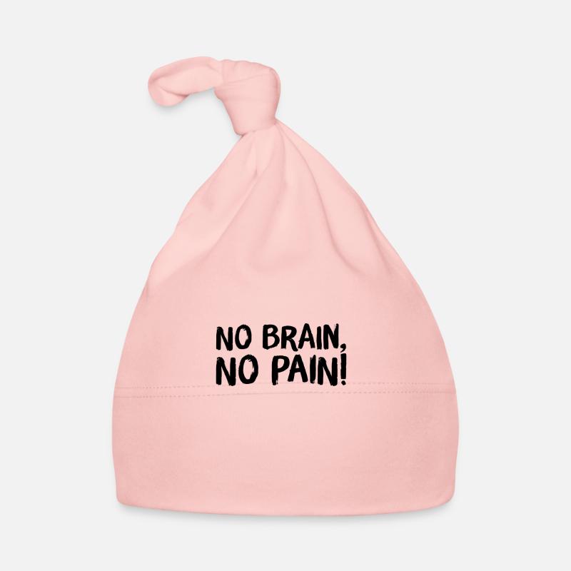 pas de cerveau pas de douleur Bonnet bio Bébé