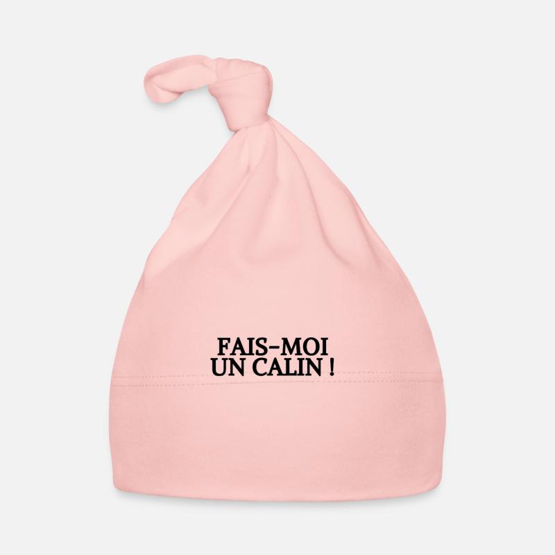 MACH MIR EINE UMARMUNG! - Baby Bio-Mütze - Rosa