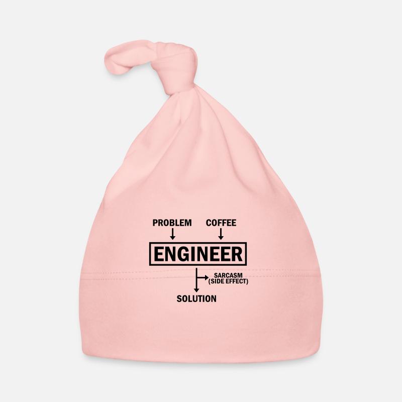 Problem Engineer Coffee Solution Sarcasm Organic Baby Cap