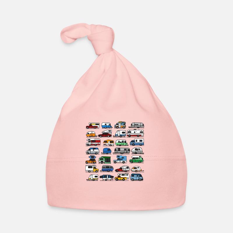 Camping dans différents styles Bonnet bio Bébé