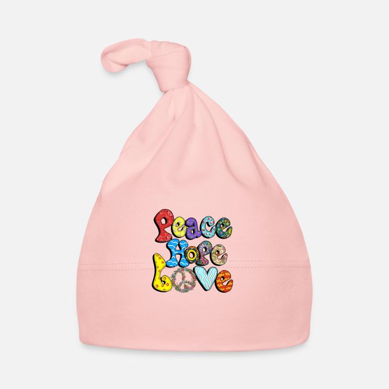 Conception de l’amour peace hope Bonnet bio Bébé