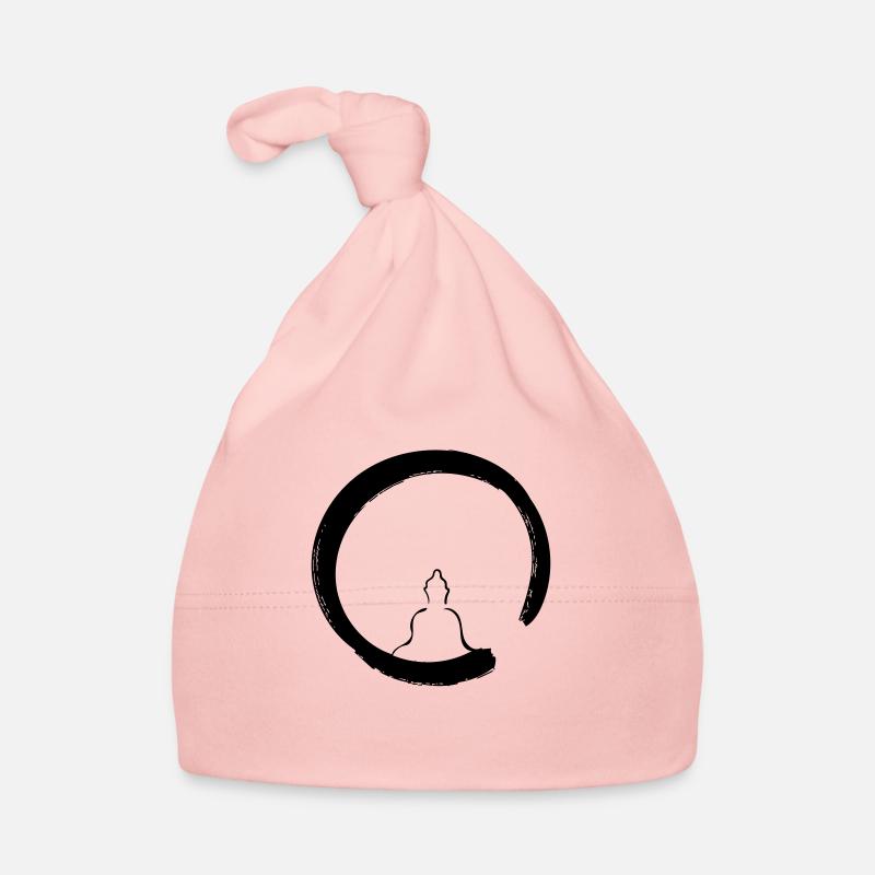 Buddha Enso Line Art - Minimaliste Bonnet bio Bébé