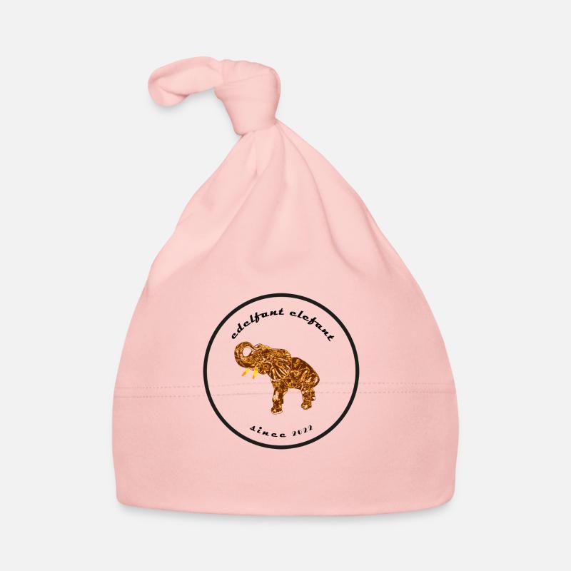 Edelfant Elefant - Baby Bio-Mütze - Rosa