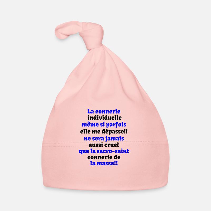 histoire de connerie !! Bonnet bio Bébé