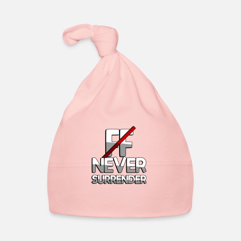 NEVER SURRENDER + FF - Gaming Organic Baby Cap