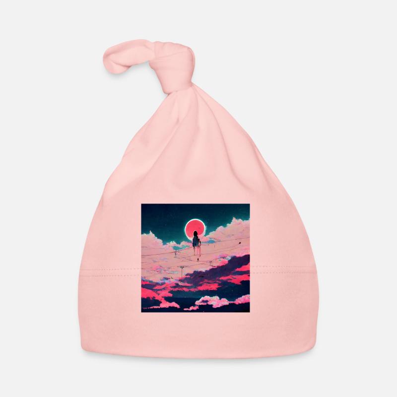 Japon Soleil sur le ciel Bonnet bio Bébé