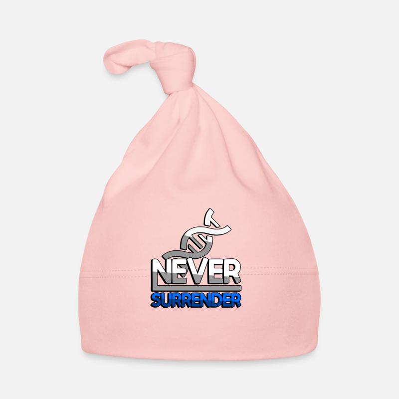 NEVER SURRENDER (Bleu) + ADN - Jeux Bonnet bio Bébé