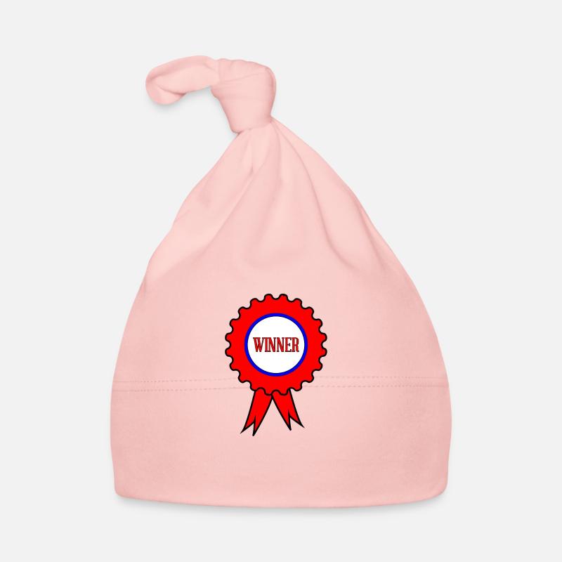 Gewinner Rote Rosette Baby Bio-Mütze