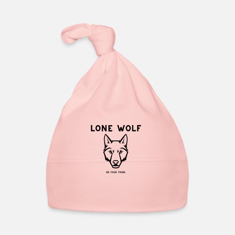 Loup solitaire Bonnet bio Bébé
