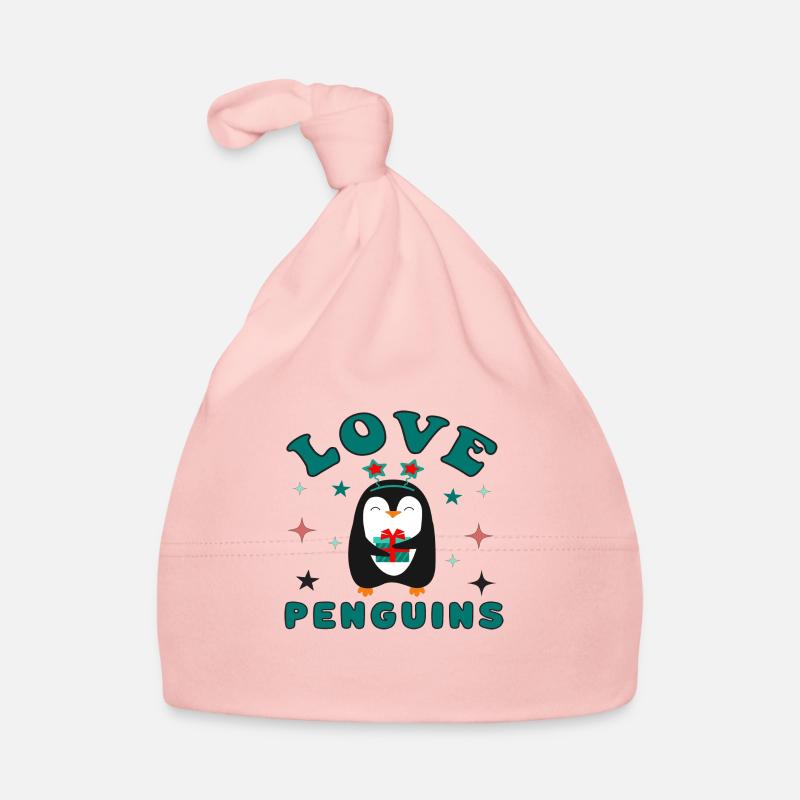 J’adore les pingouins Bonnet bio Bébé