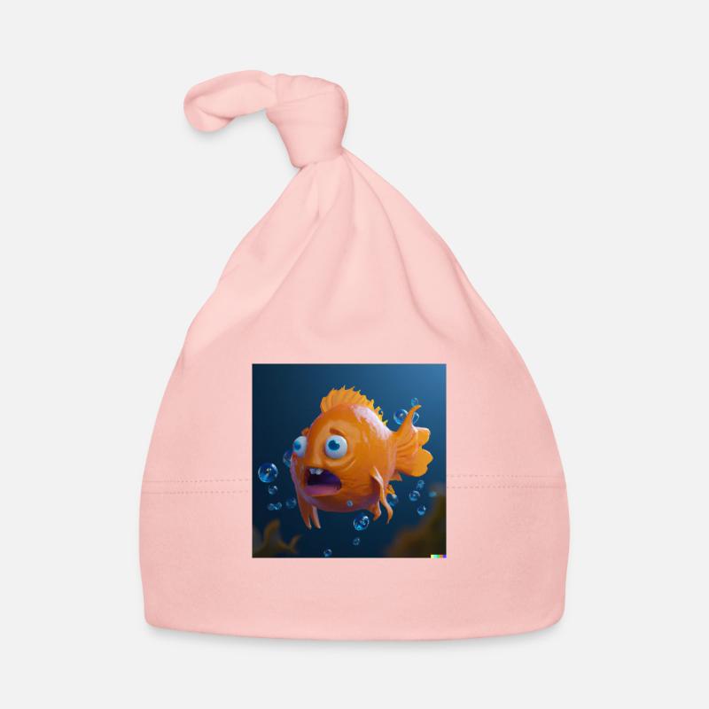 Pesce brutto Cappellino ecologico per neonato