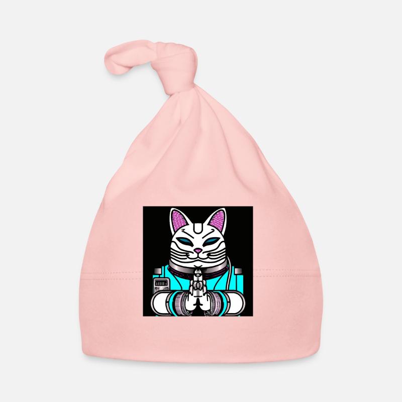 Cyborg Maneki Neko Chat Bonnet bio Bébé