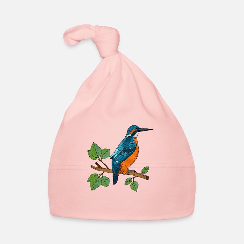 Bunter Vogel Baby Bio-Mütze