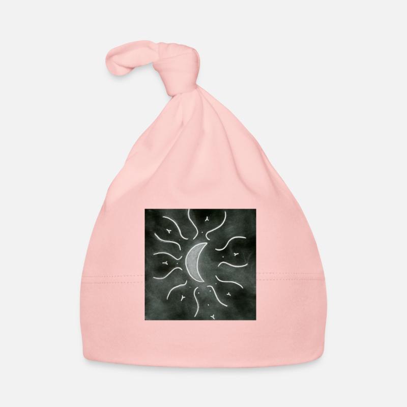 Luna Mandala grau Baby Bio-Mütze