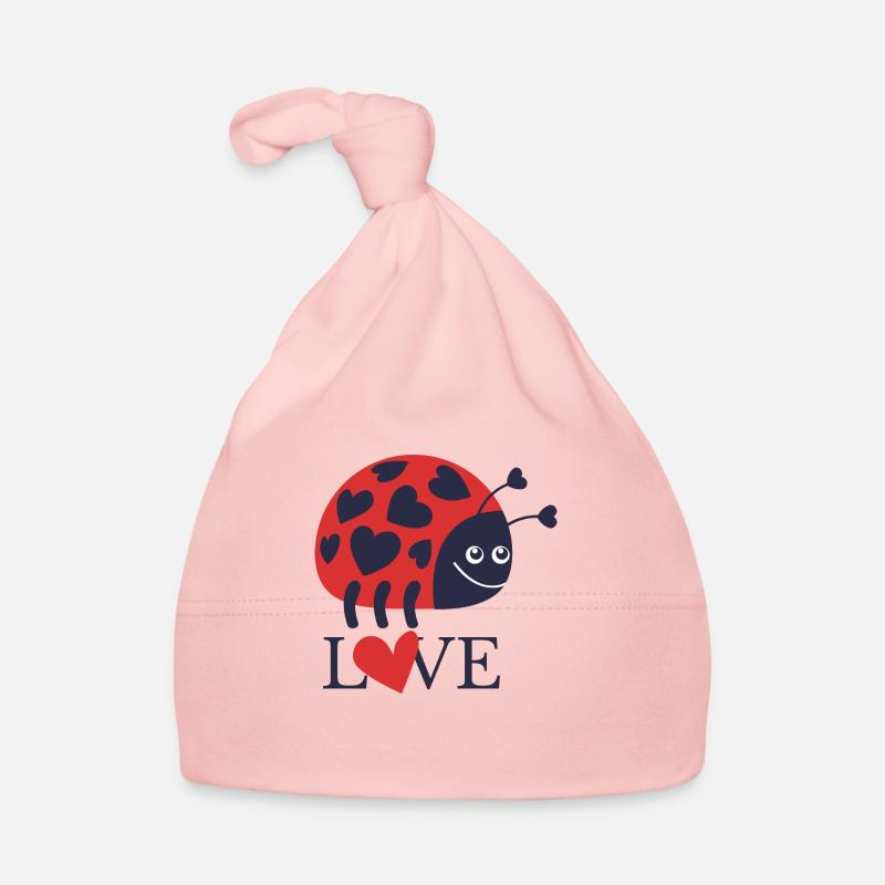 love bug - Love beetle Organic Baby Cap